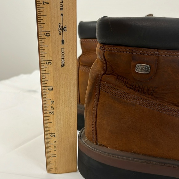 Skechers Verdict 10.5 Wide Waterproof Hiking Boots Lug Sole Memory Foam - Picture 7 of 14